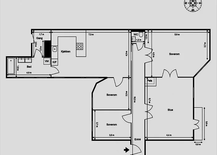 Beautiful, Classic And In Appartamento